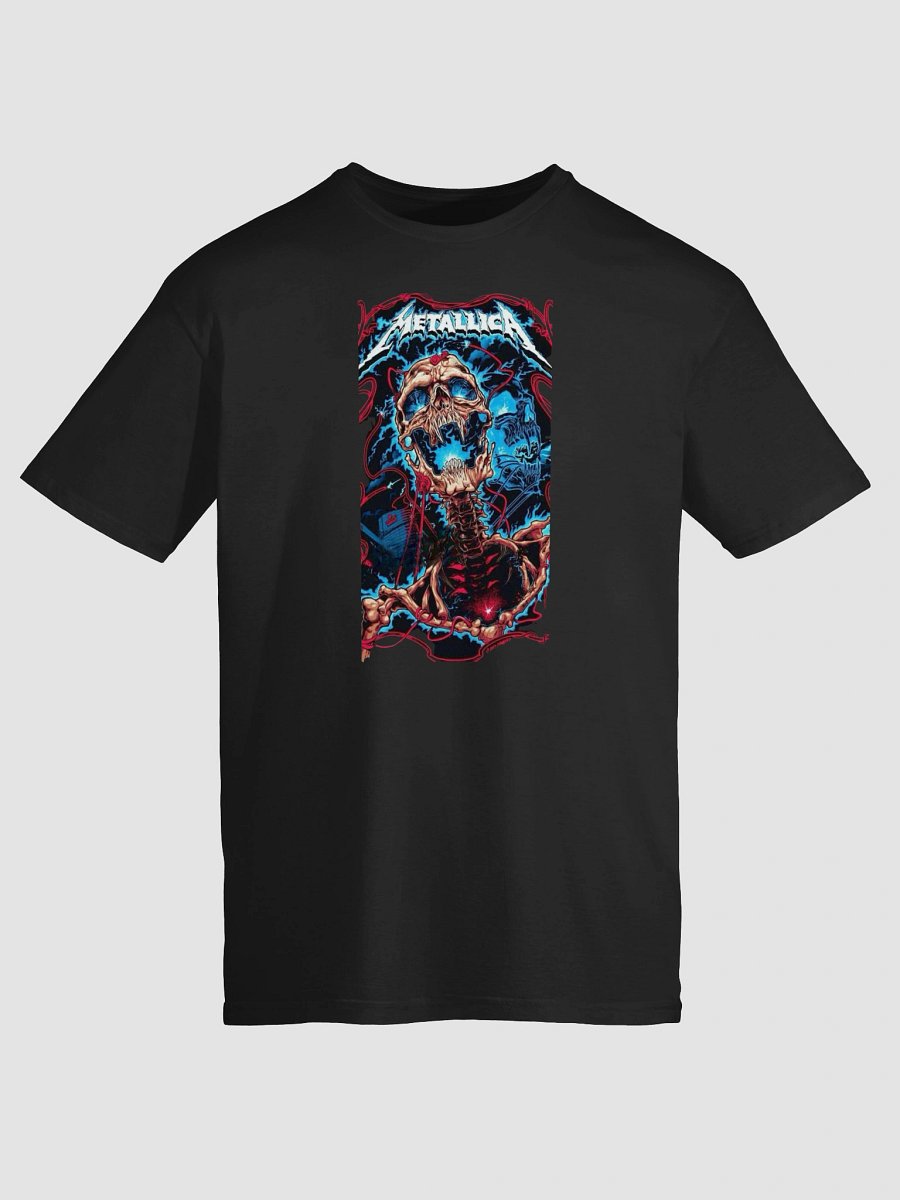 Metallica T-Shirt - Ride the Lightning Electric Skull Art product image (6)
