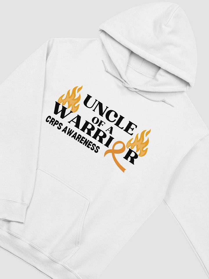 UNCLE of a Warrior CRPS Awareness Hoodie- Black Print product image (2)