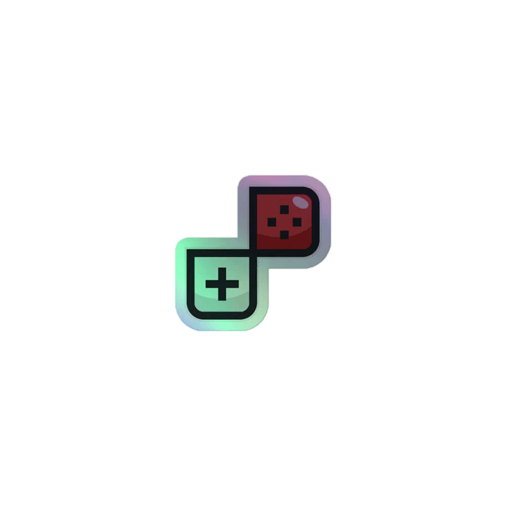 PilloleDiGamer (solo Logo) - Sticker Olografico product image (1)