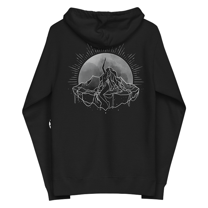 𝖌𝖆𝖎𝖆 fleece zip-up hoodie product image (1)