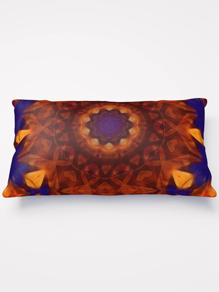 Blue and Orange Kaleidoscope Throw Pillow product image (1)