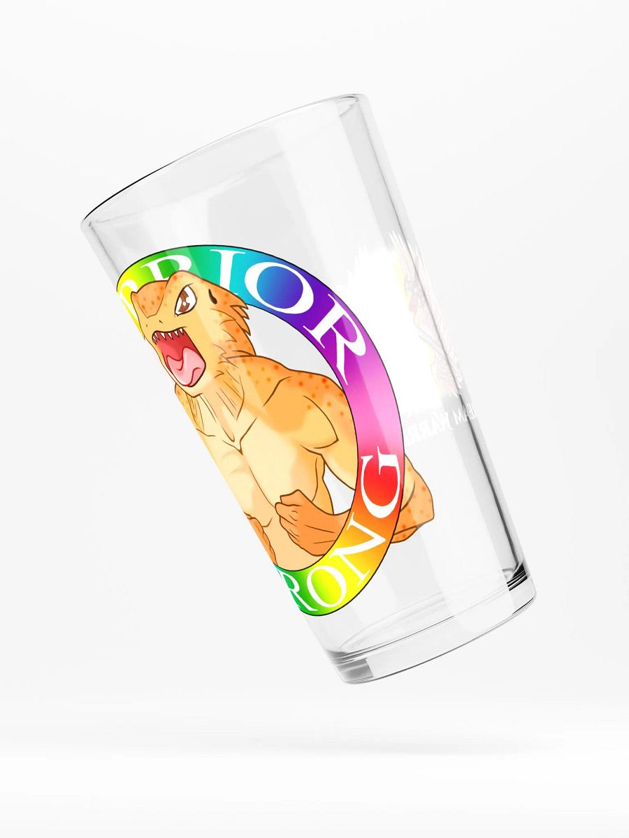 Warrior PRIDE Warrior STRONG Pint Glass product image (4)