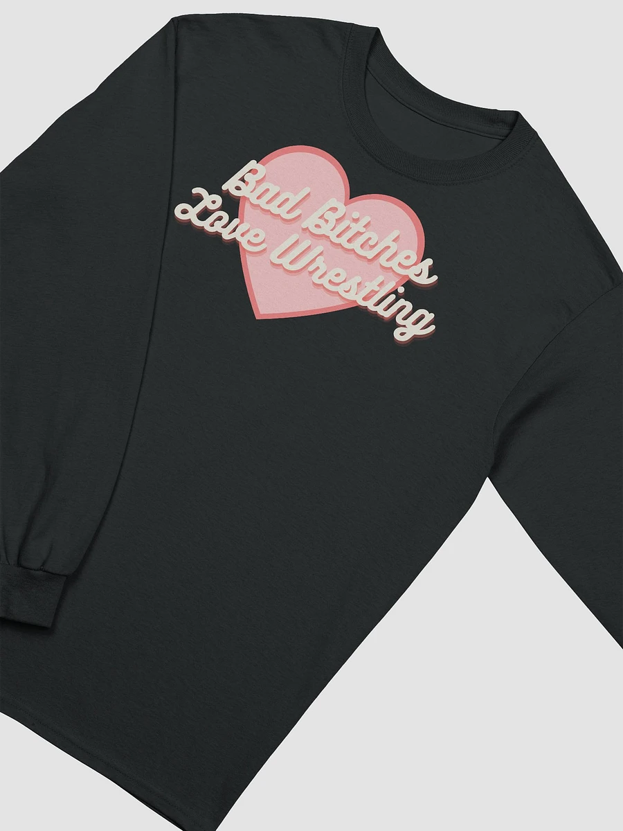 Bad Bitches Love Wrestling Long Sleeved T-Shirt product image (2)