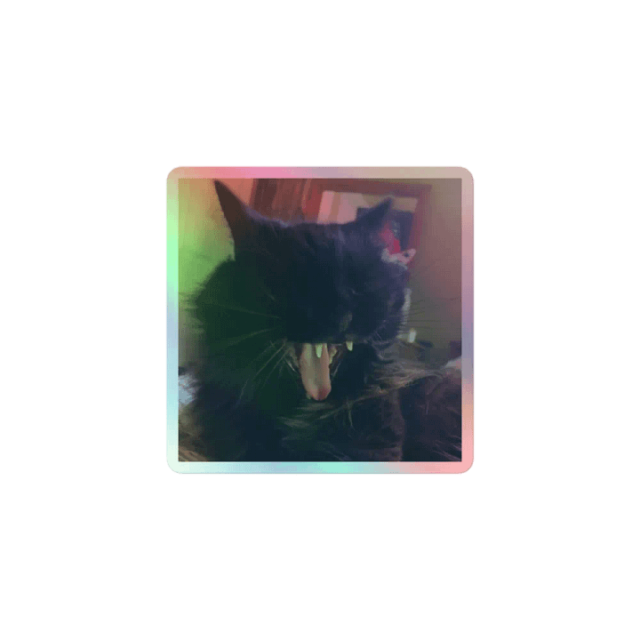 Yawning Kyle Holographic Sticker Sheet product image (1)