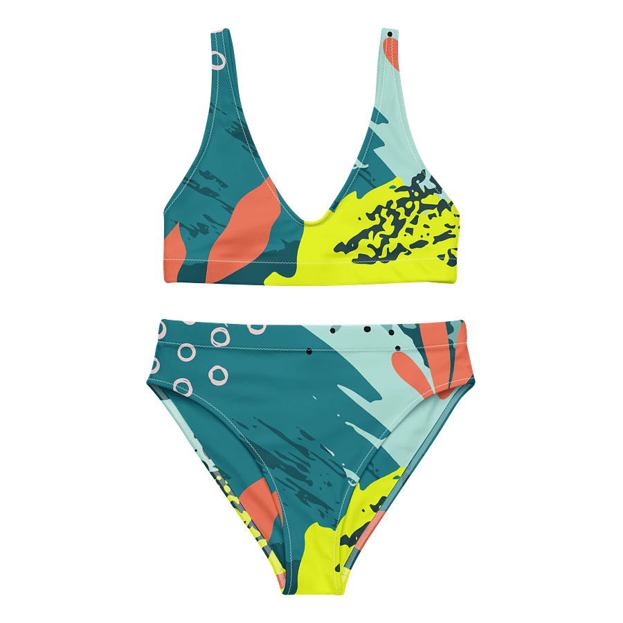Vibrant Flora High Waisted Bikini Set product image (3)