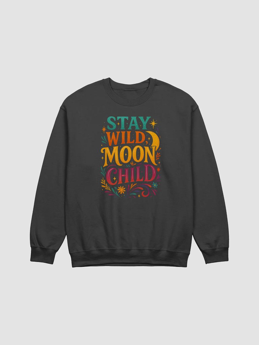 Stay Wild Moon Child Sweatshirt – Boho Starry Crewneck product image (9)