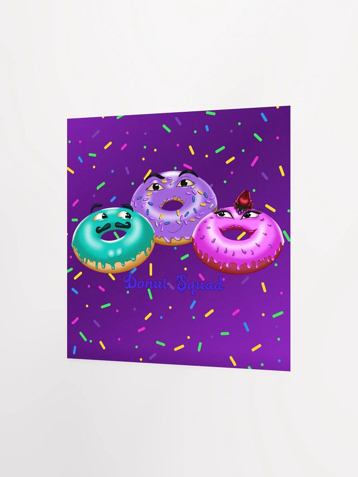 Donut Squad Unframed Print product image (7)