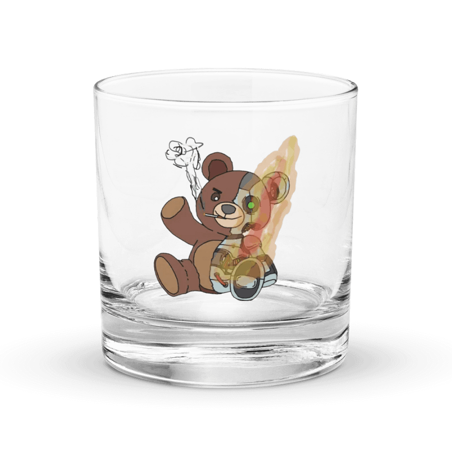 TeddyBot Rocks Glass product image (1)