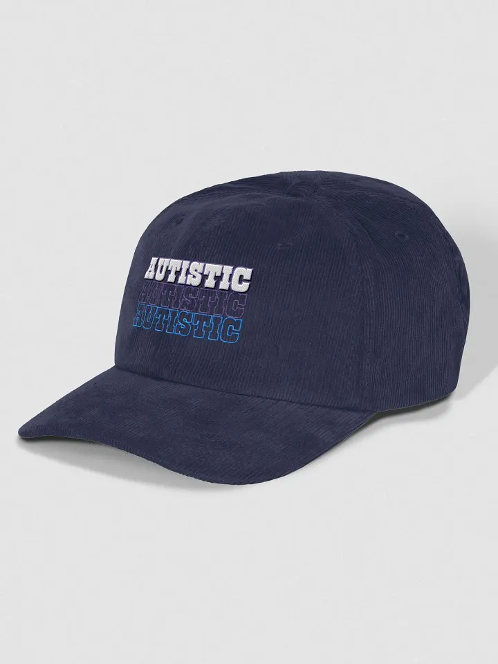 AUTISTIC corduroy dad hat product image (25)