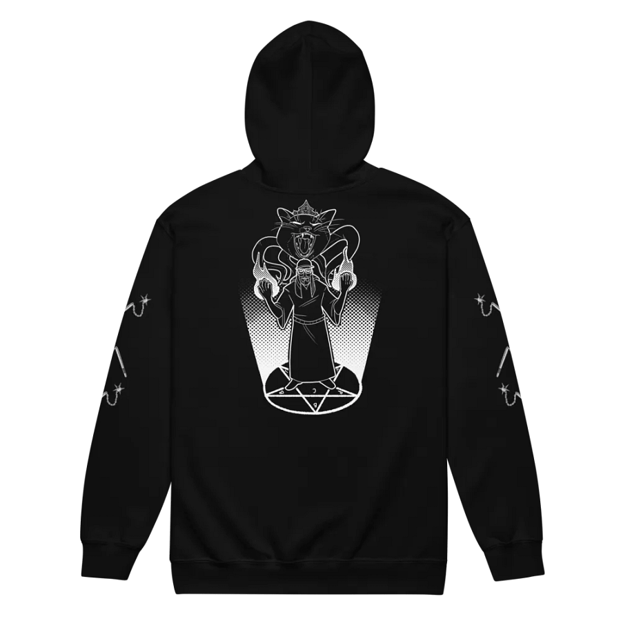 paintcultbuffet + kbthulu printed zip-up hoodie product image (49)
