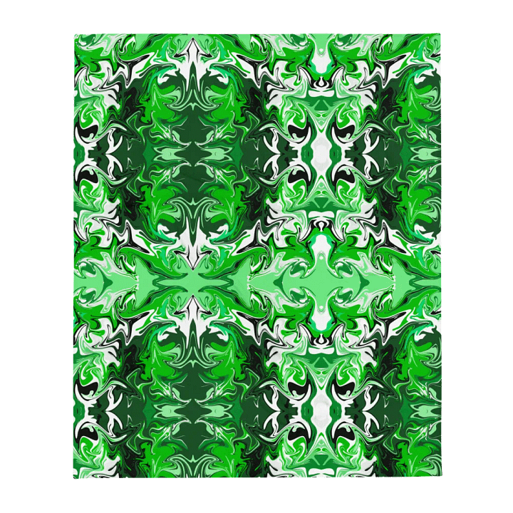 Green Swirl Blanket product image (2)