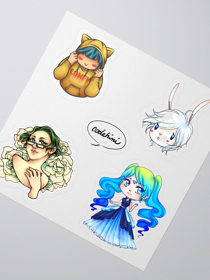 Whimsical Anime Kiss Cut Stickers Set product image (2)