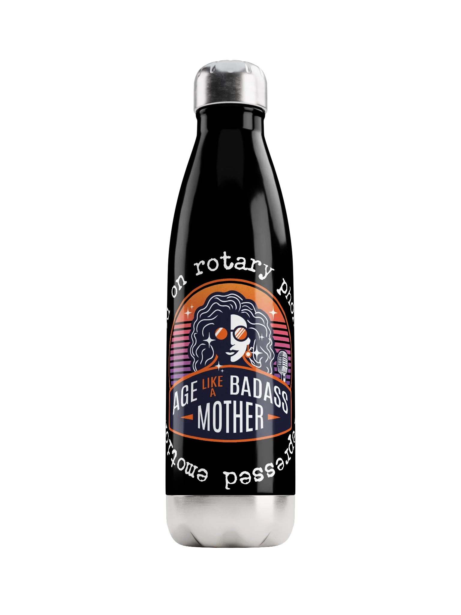 Raised on Rotary Phones – Water bottle - Logo product image (1)