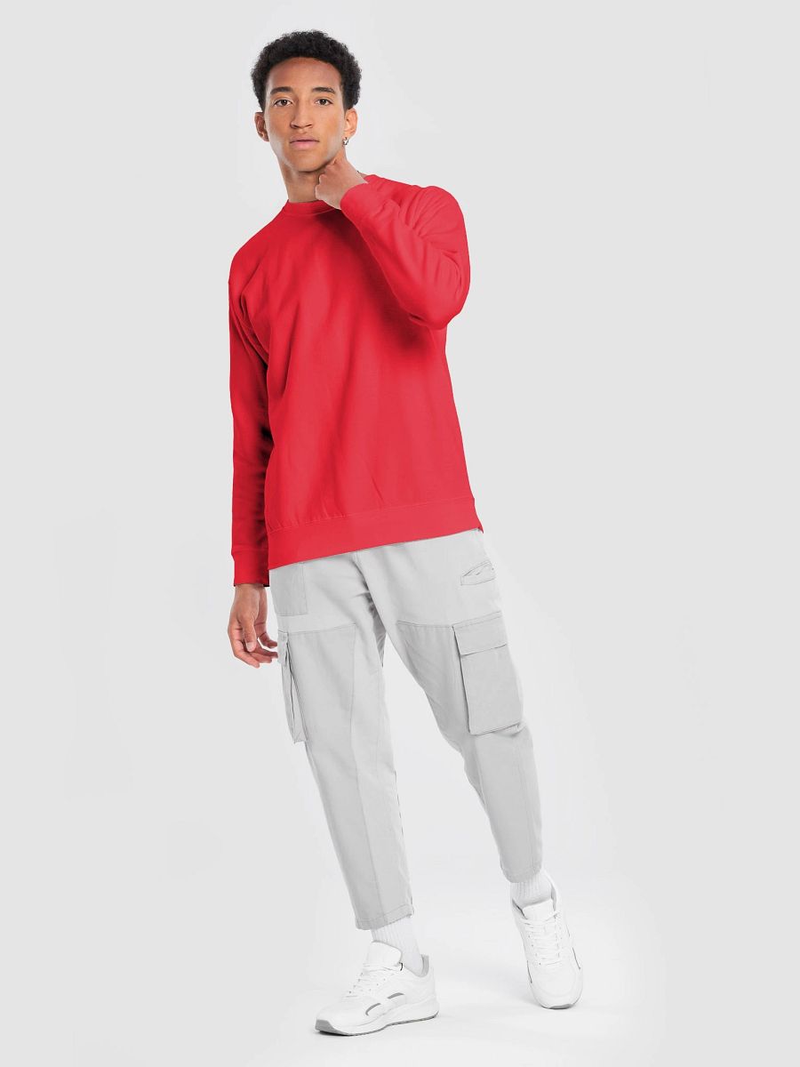 Plain Color Red Sweatshirt product image (3)