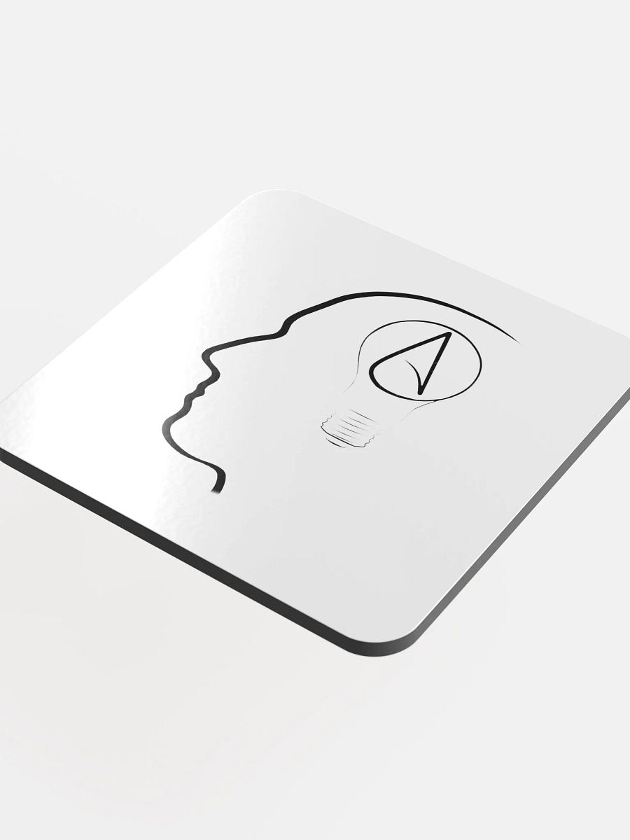 TTA Logo Glossed Cork Coaster product image (4)