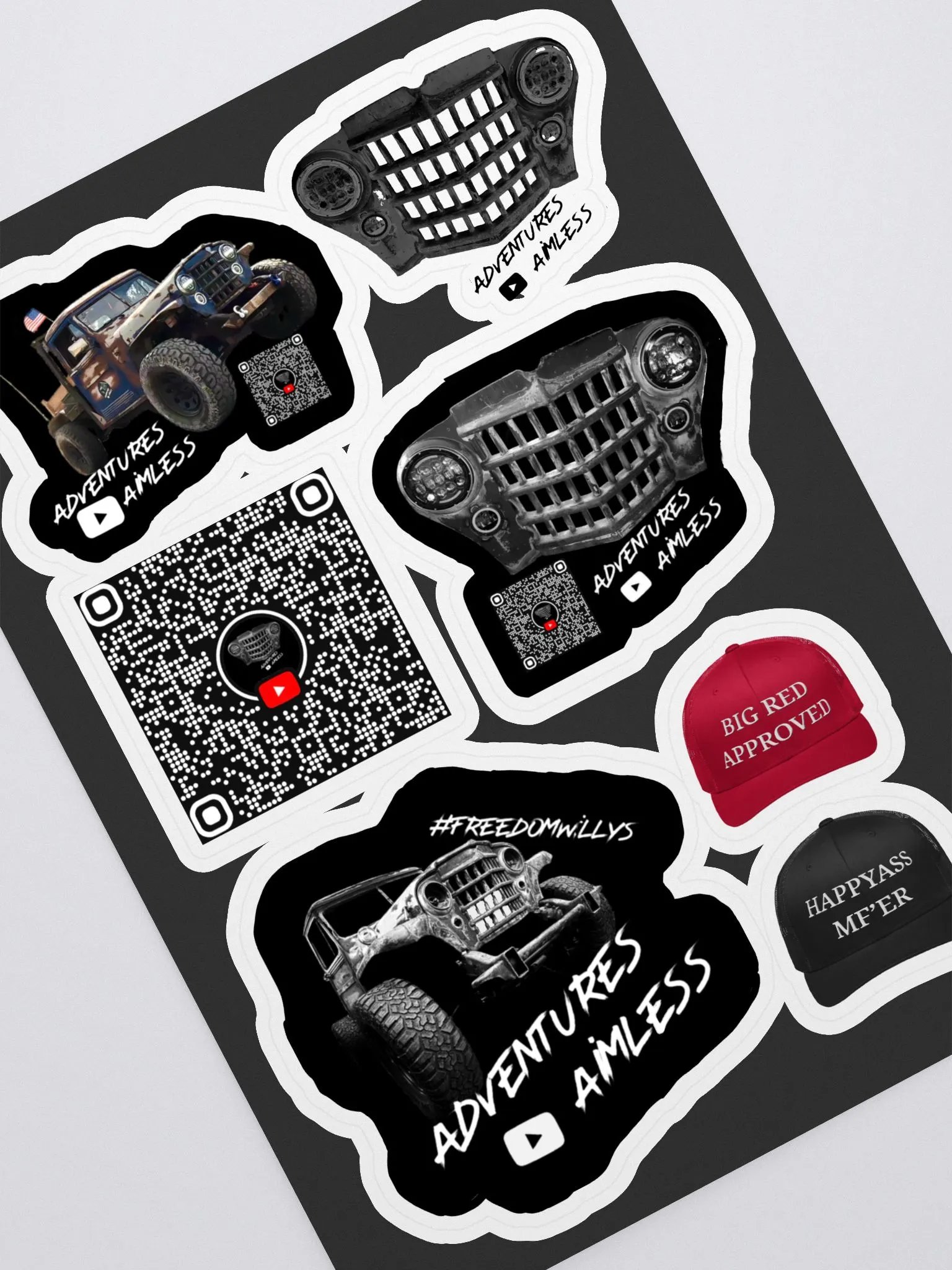 Adventures Aimless Sticker product image (1)