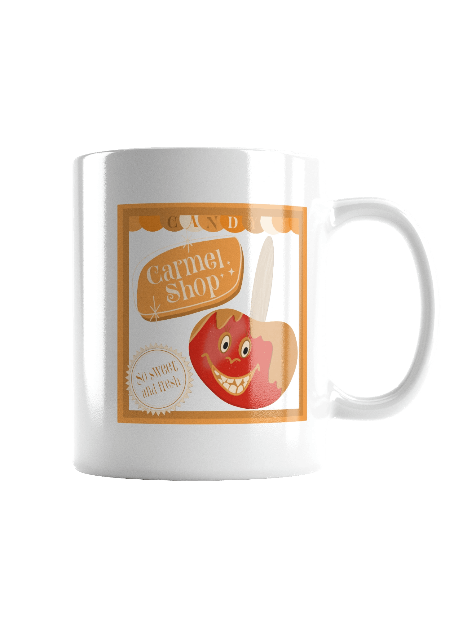 Retro Caramel Apple Candy Shop - Ceramic Mug product image (1)