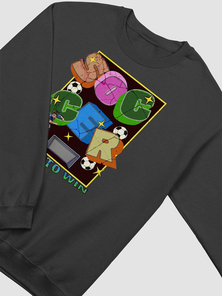 Goal To Win Soccer Graffiti Crewneck product image (2)
