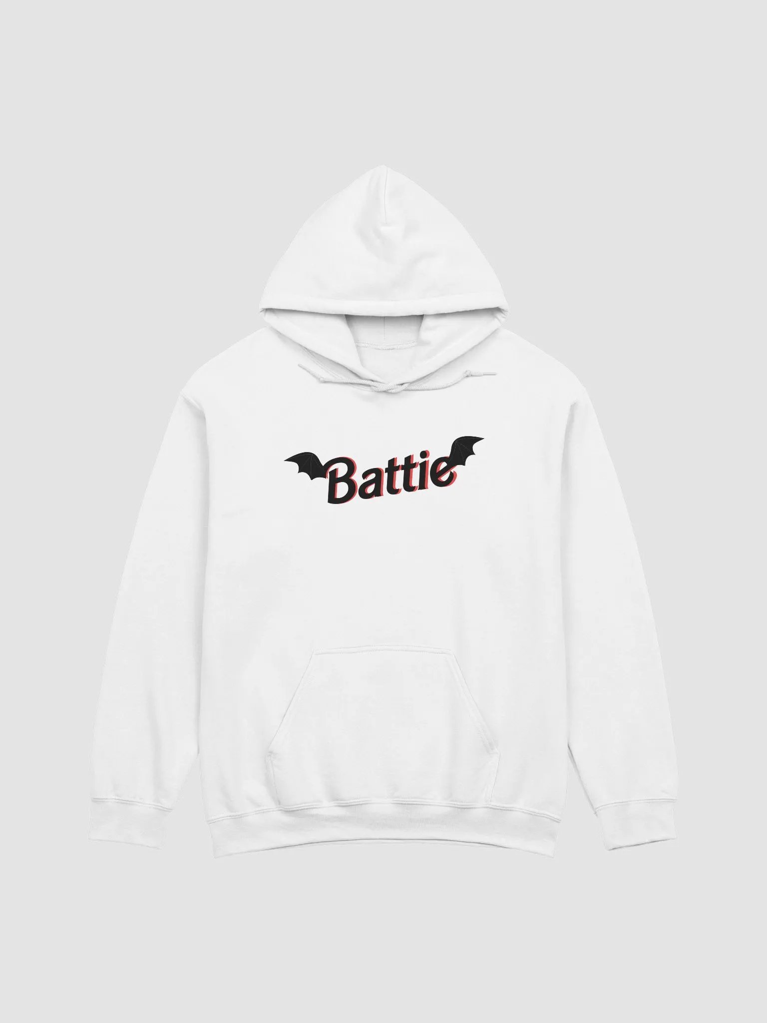Official Battie Hoodie🦇✨ Red/Blk product image (1)