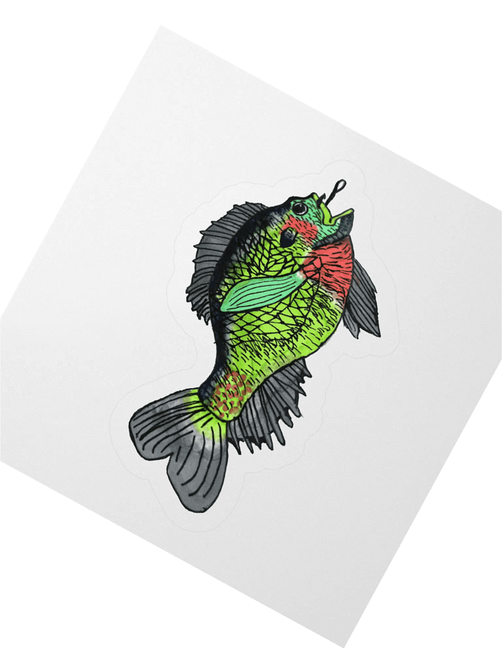Ollie's Vibrant Pond Fish Stickers product image (6)