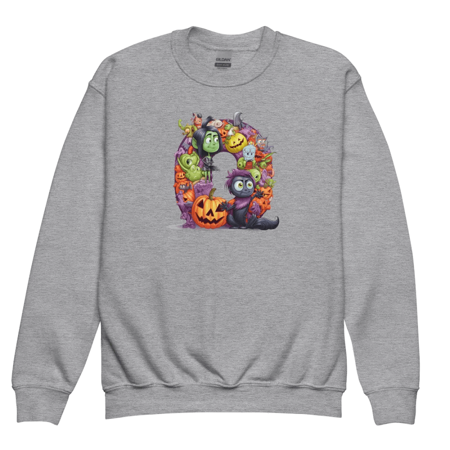 Cute Halloween Monogram Letter Q Sweatshirt product image (3)