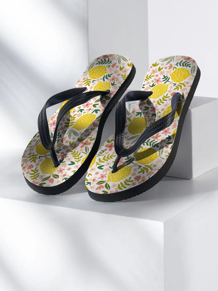 Luscious Lemon Flip Flops product image (2)