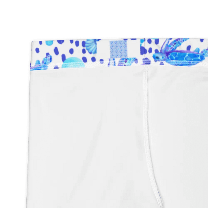 ladies leggings with sea turtle print.  Ideal gift fot the nature andeco lover. product image (2)