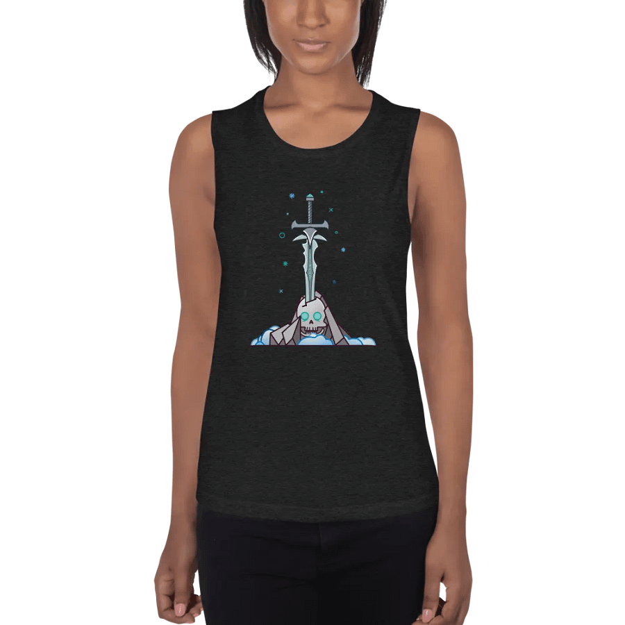 Sword in the Skull - Lich Variation - Women's Style Muscle Tank product image (1)