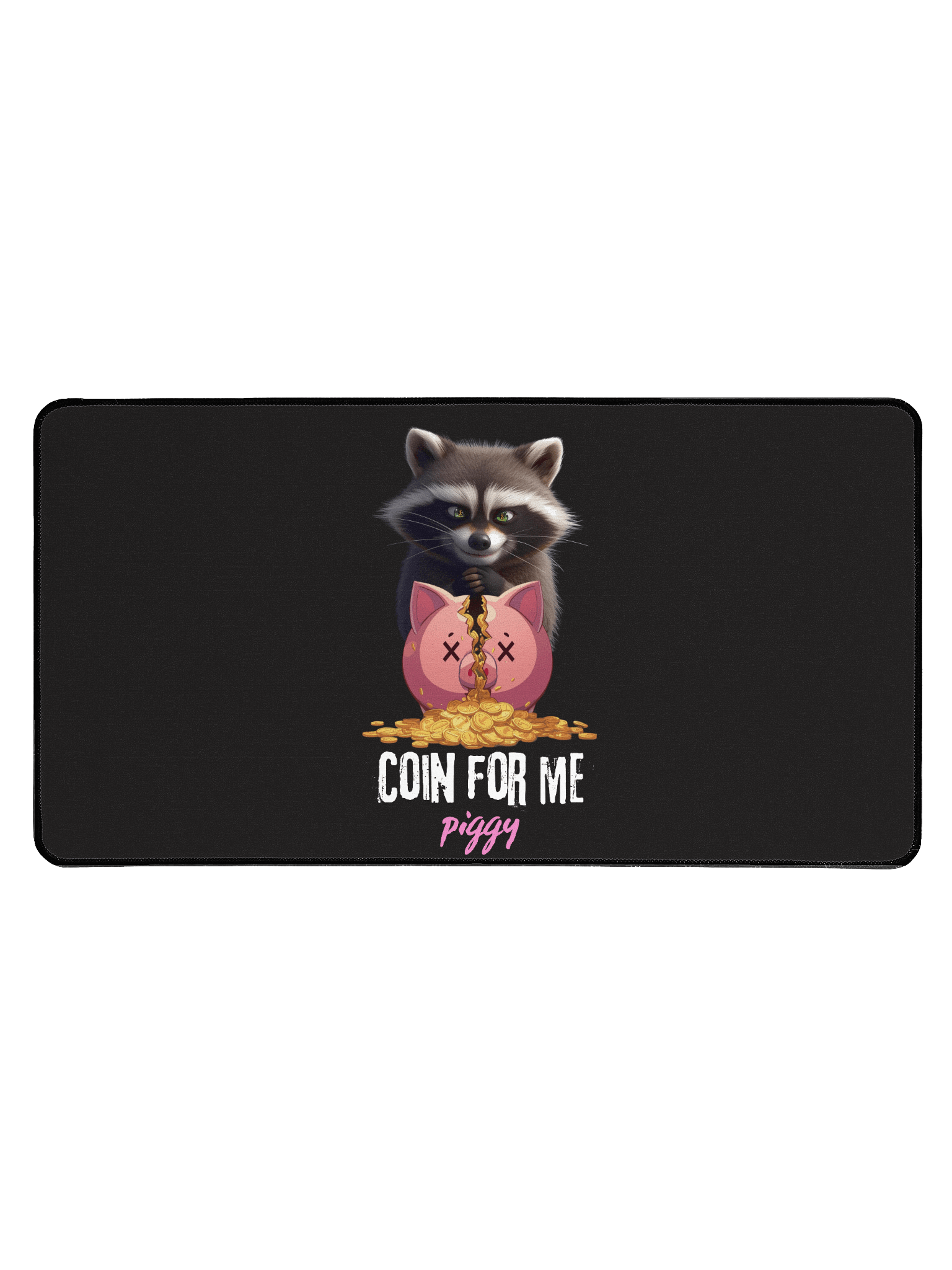'Coin For Me Piggy' Desk Mat product image (1)