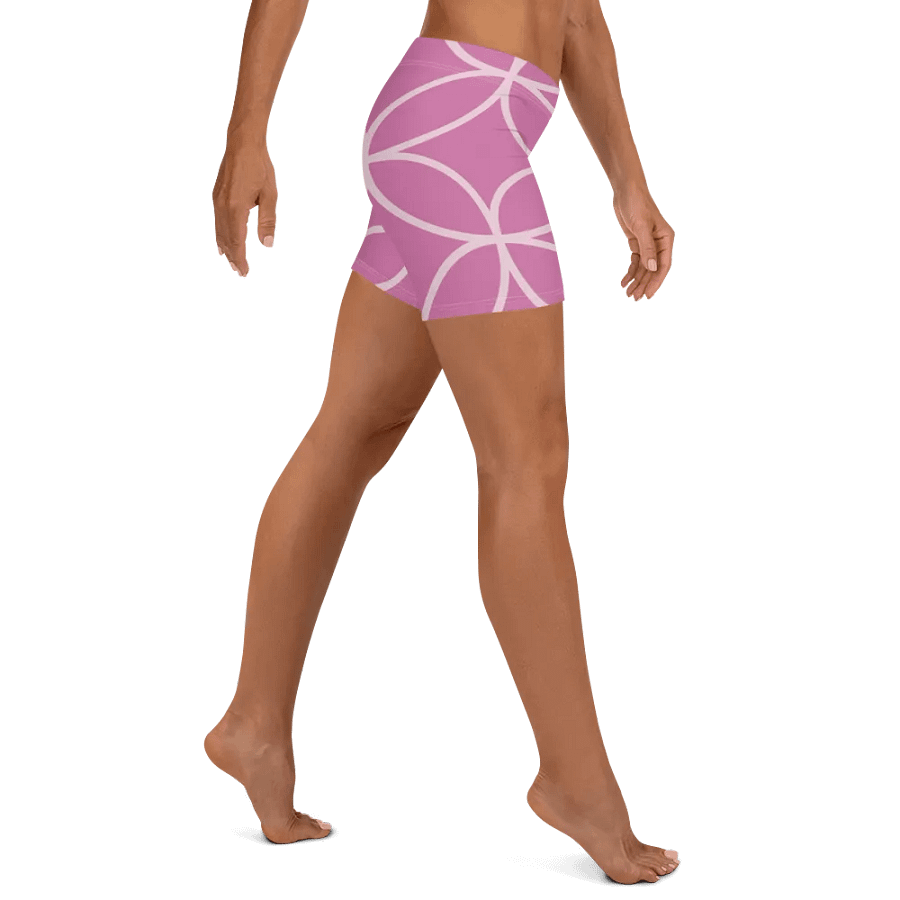 Shorts OneVamps pink white color product image (5)