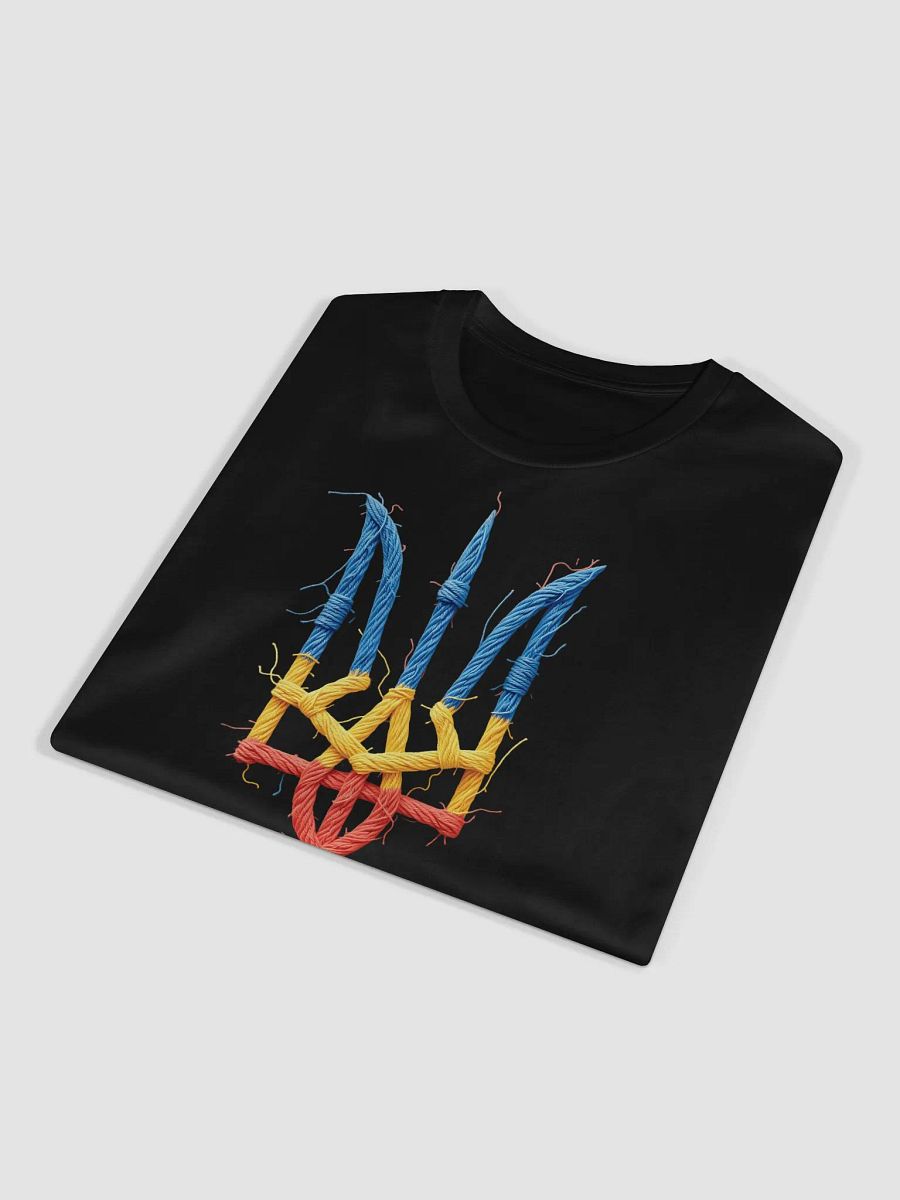 Vintage Support Ukraine Flag | Ukrainian Trident | Stand with Ukraine Unisex Tee product image (17)