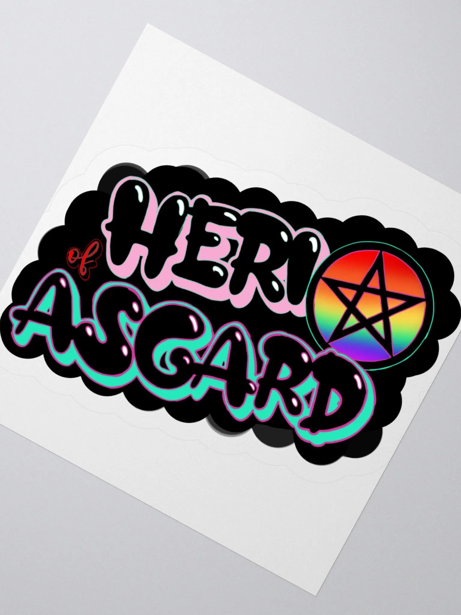 Heri of Asgard Kiss Cut Stickers product image (1)