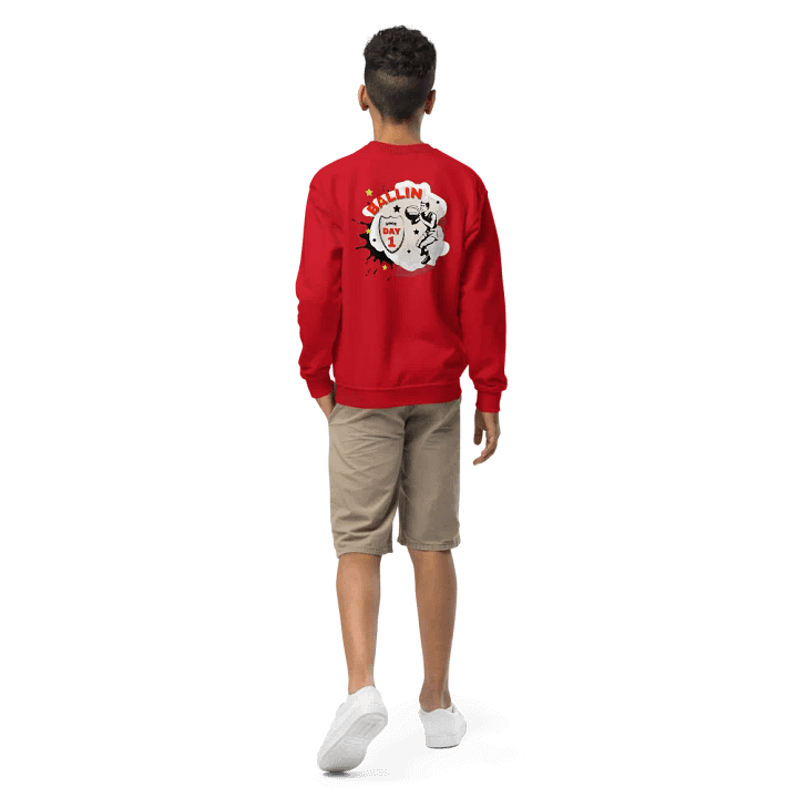 "Hoopsters Basketball" Vintaged-Inspired Youth Sweatshirt product image (14)