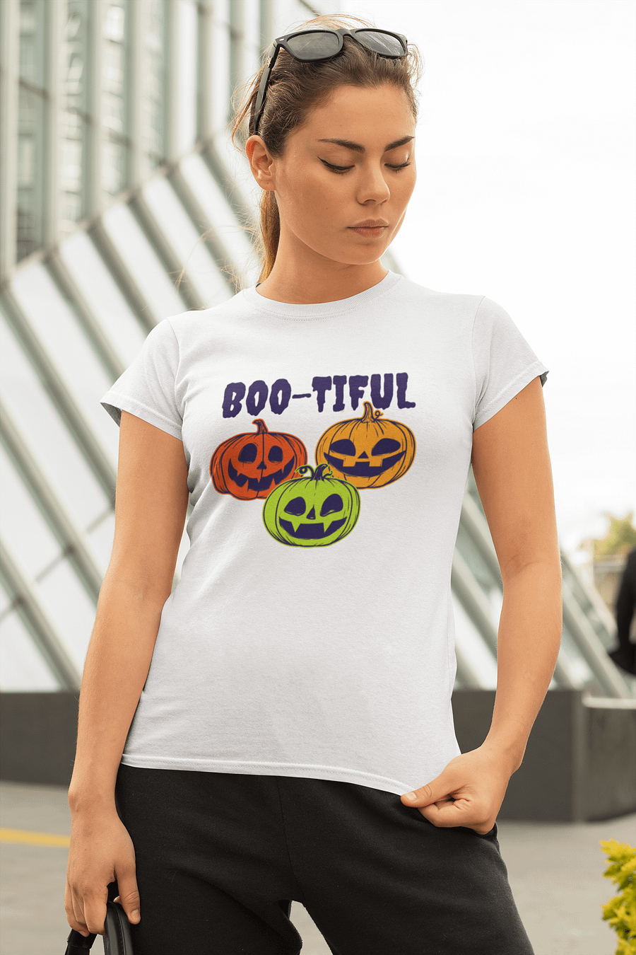 Boo-tiful Halloween Jack-O'-Lantern T-Shirt product image (2)