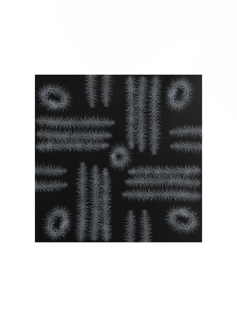 Minimalist geometry in black and white Poster product image (1)