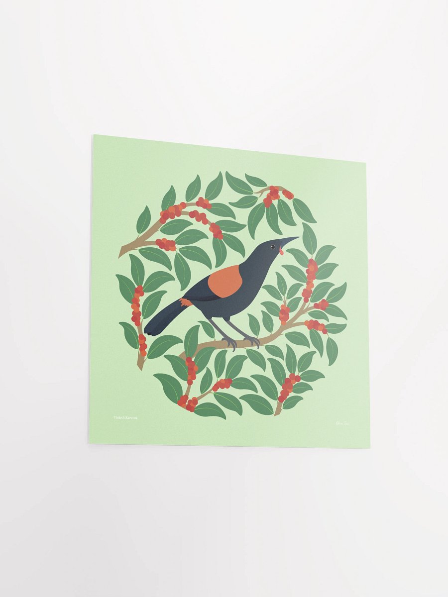 Tīeke in Karamū Unframed Wall Art product image (12)
