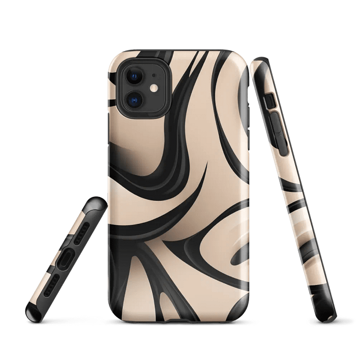 Tough Case for iPhone® – Retro Orbits product image (1)