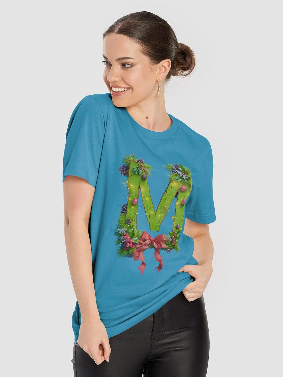 Festive Woodland Letter M T-Shirt product image (7)