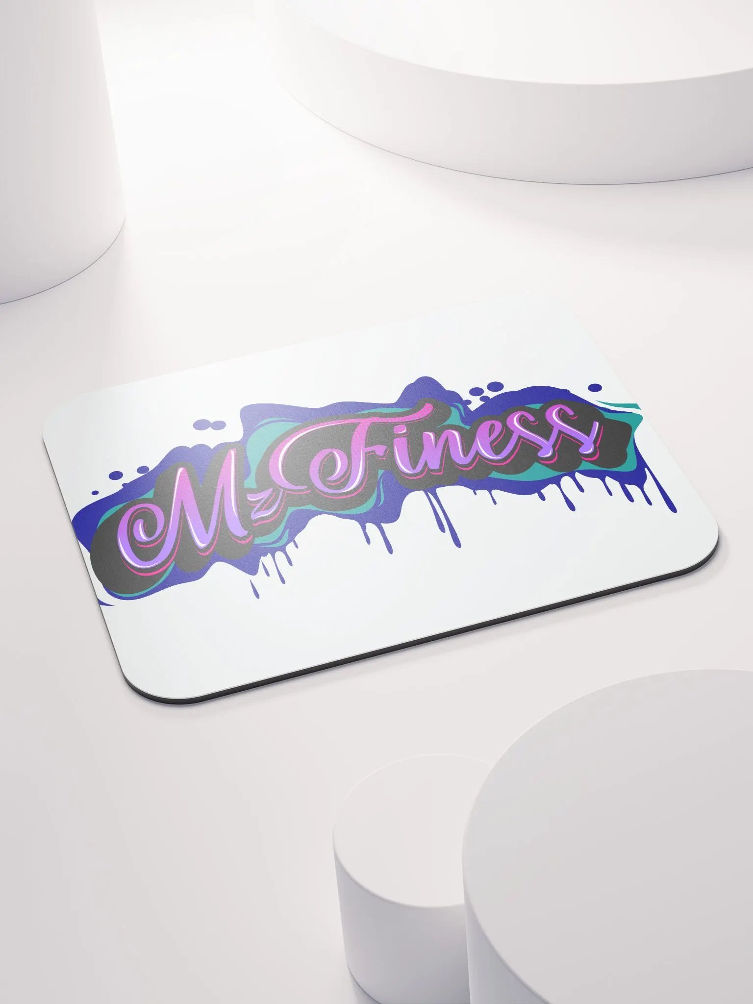 Neon MzFiness Logo Mouse Pad product image (4)