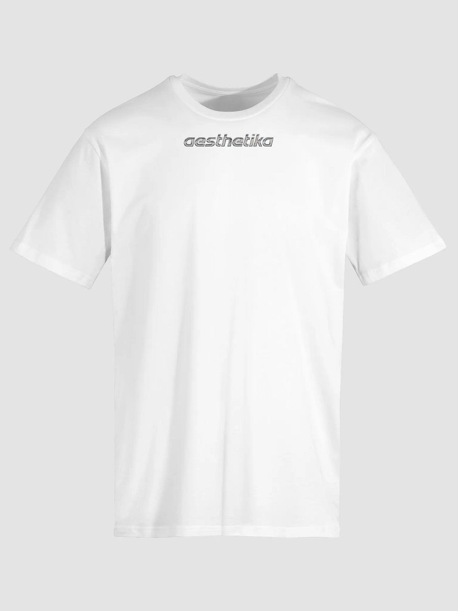 Reflective Chrome aesthetika Premium White Shirt product image (5)