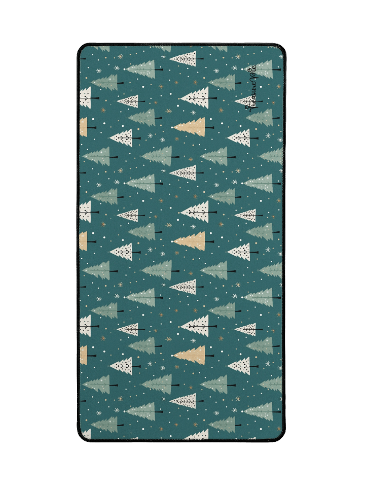 Christmas Tree Pattern Desk Mat by Treasure Pie product image (2)