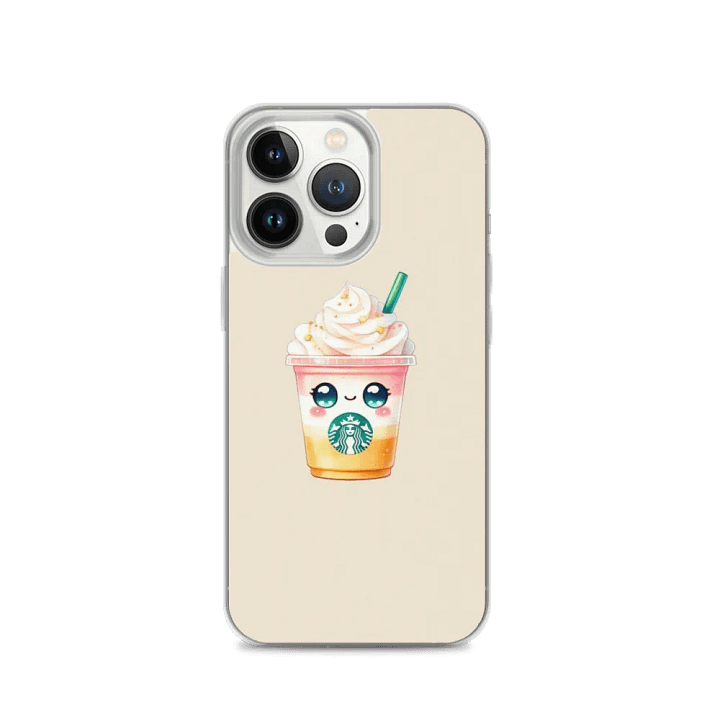 Starbucks Drink Cartoon iPhone Case product image (2)