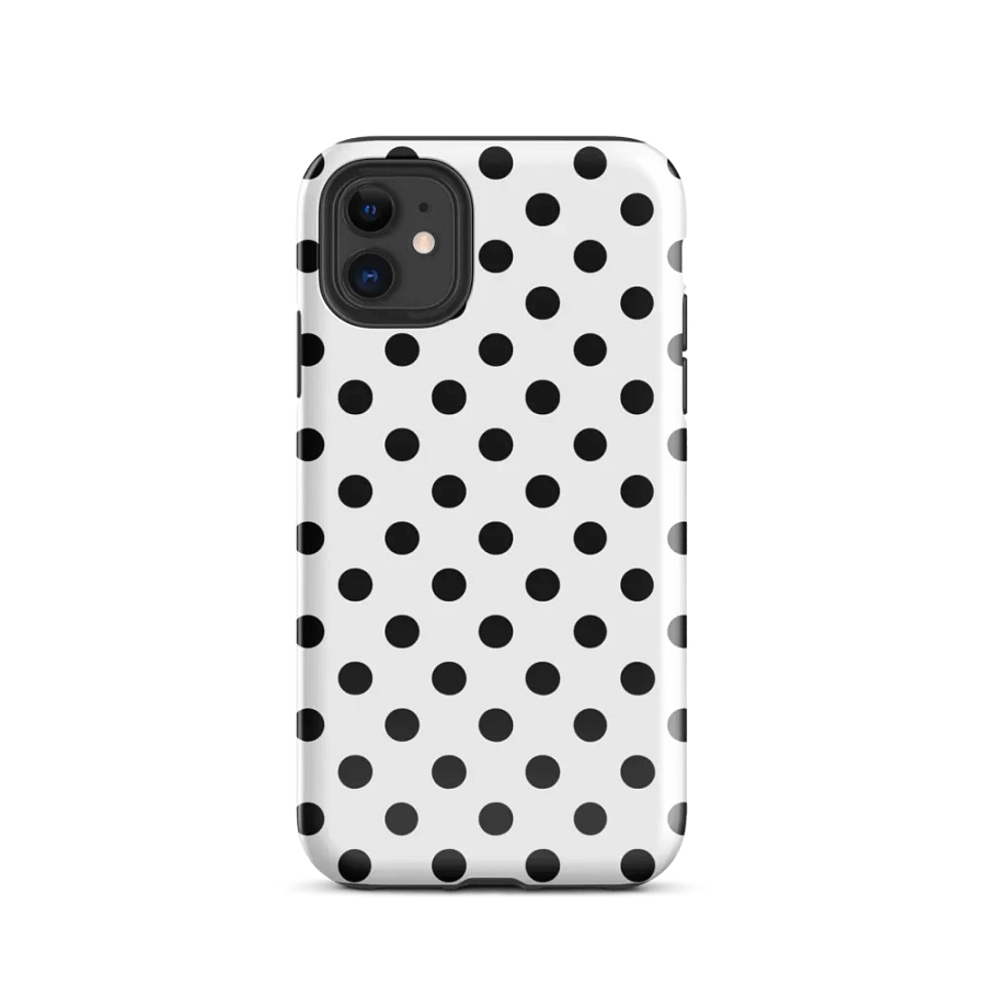 white polka dot i phone case product image (2)