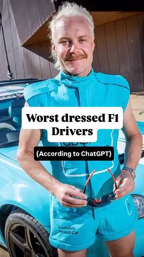 Worst dressed f1 drivers according to ChatGPT #f1 #formula1 #Verstappen #fashion #ootd
