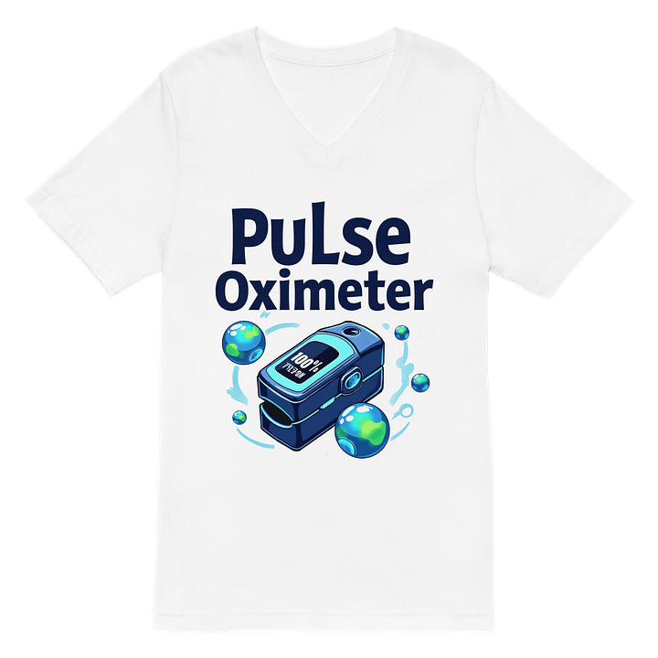 Global Health Pulse Oximeter V-Neck Tee product image (2)