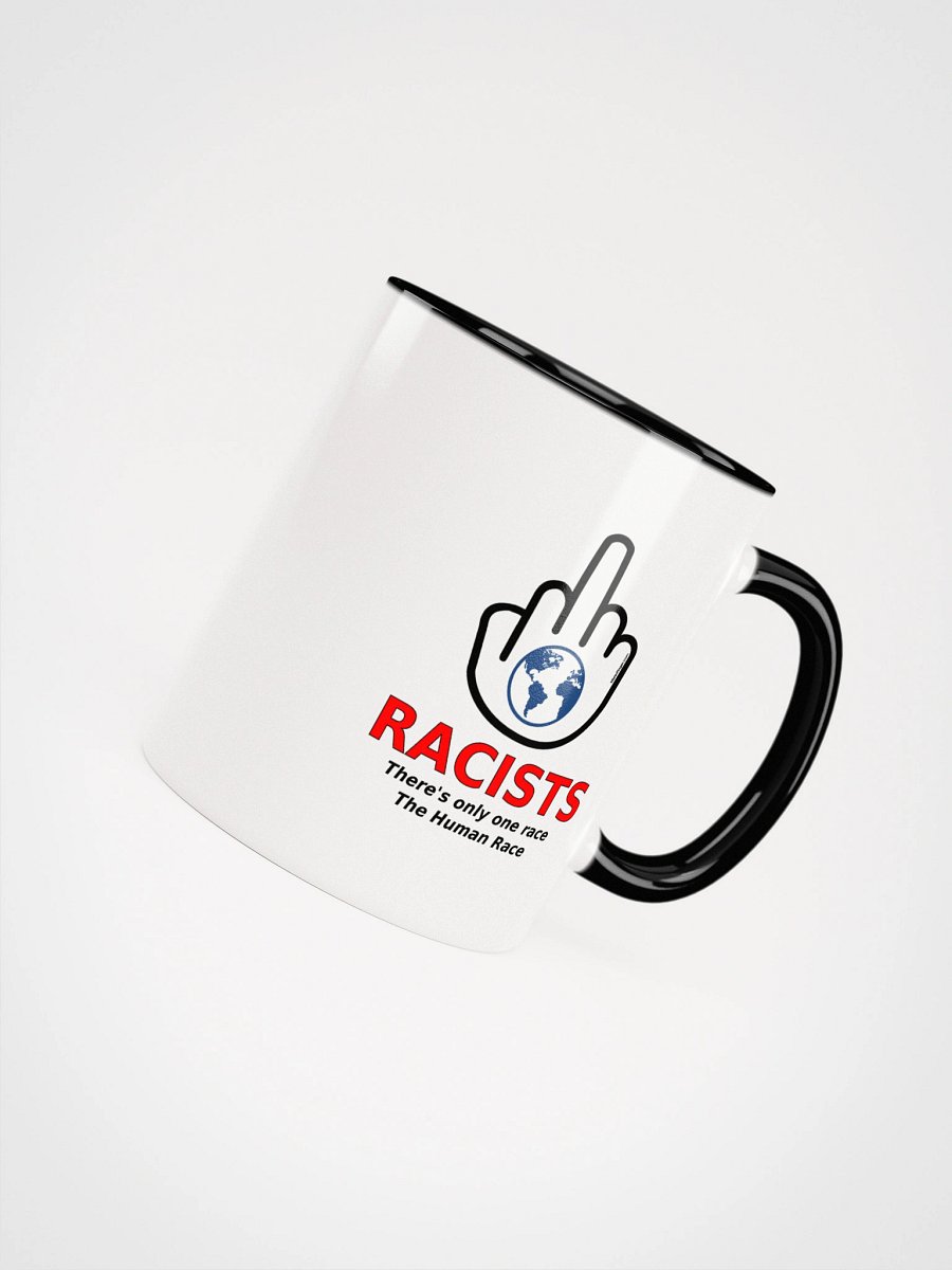 Two-tone Ceramic Mug-MisterFinger-Racists-B product image (44)