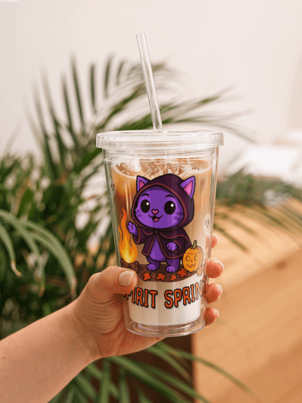 The Spirit Sprint - Double Wall Clear Plastic Tumbler product image (1)