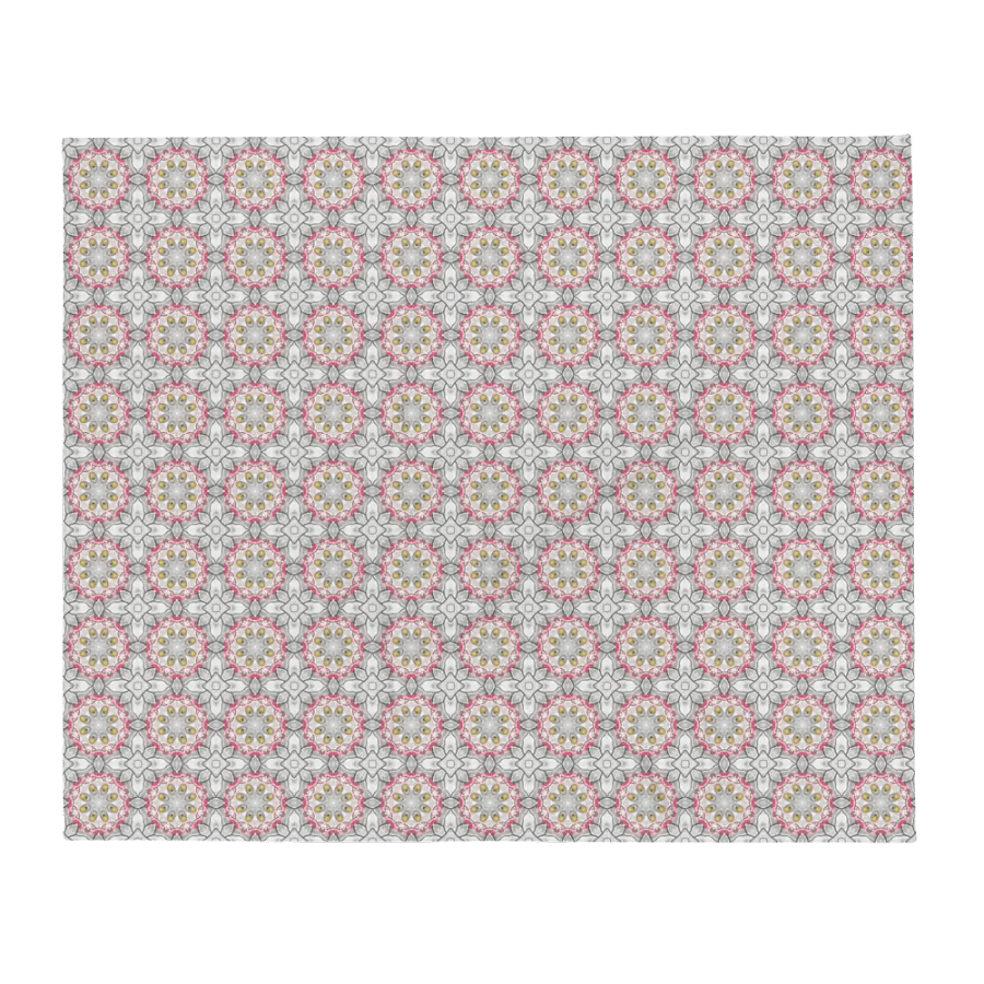 Serene Bird and Blossom Pattern Blanket product image (2)