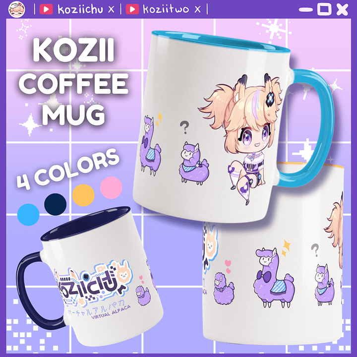 Kozii Chibi Alpaca Coffee Mug product image (1)
