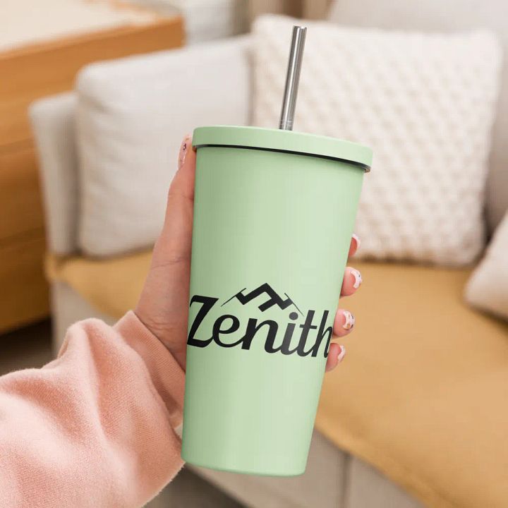 Zenith Insulated Tumbler with a Straw product image (2)